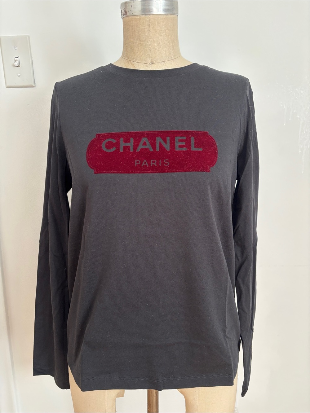 Chanel Uniform Logo Long Sleeve